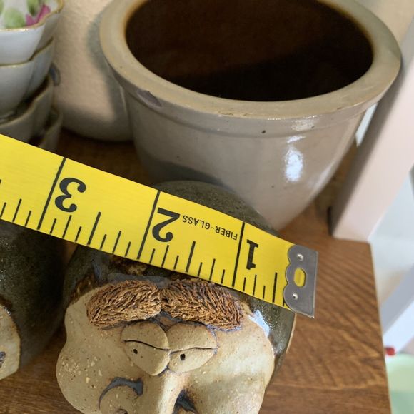 Vintage cat jarosz pottery funny face pottery 3D Salt Pepper Shakers 1984 - Picture 16 of 16